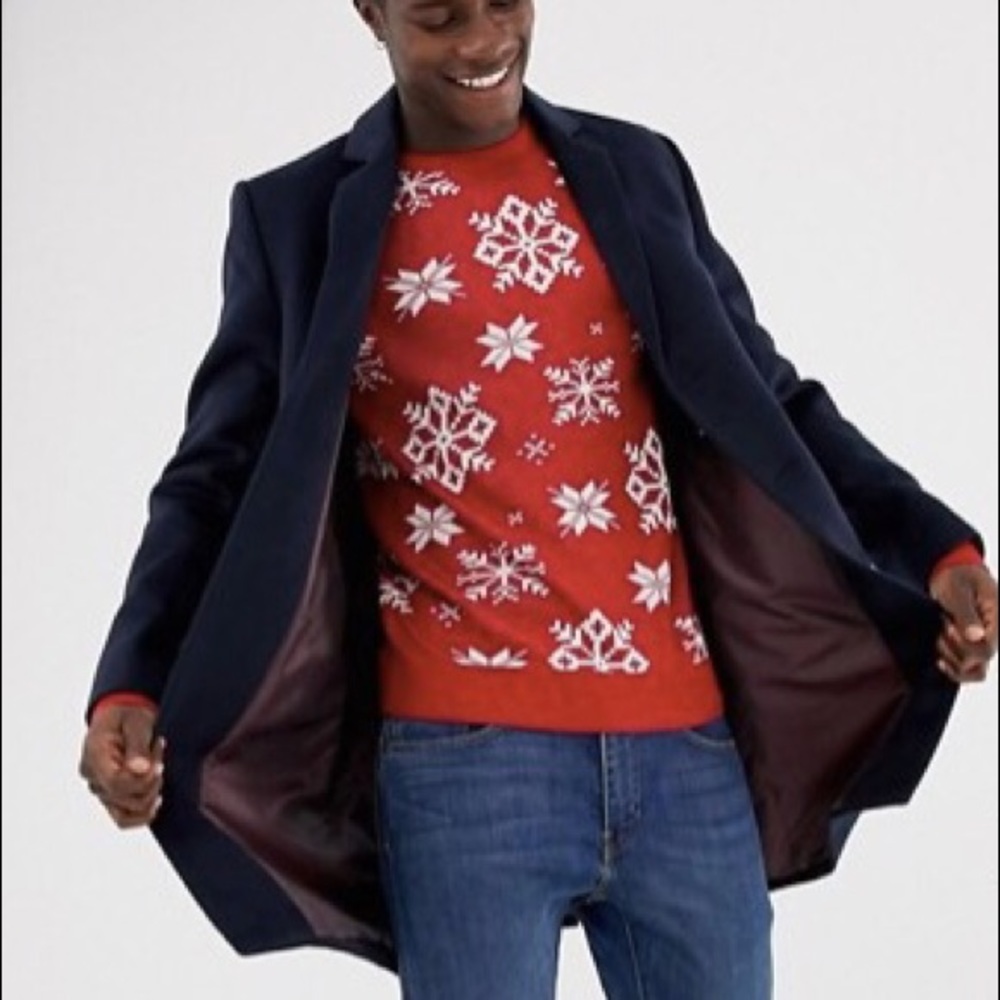NWT Jack&Jones Originals Knitted Holidays Sweater